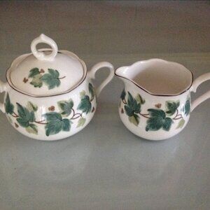 Vintage Nikko China Sugar & Creamer Discontinued Pattern